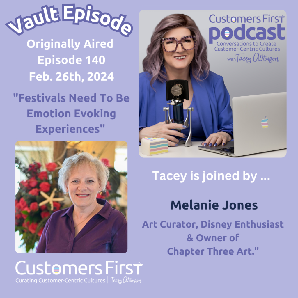 Melanie Jones and Tacey Atkinson on the Customers First Podcast