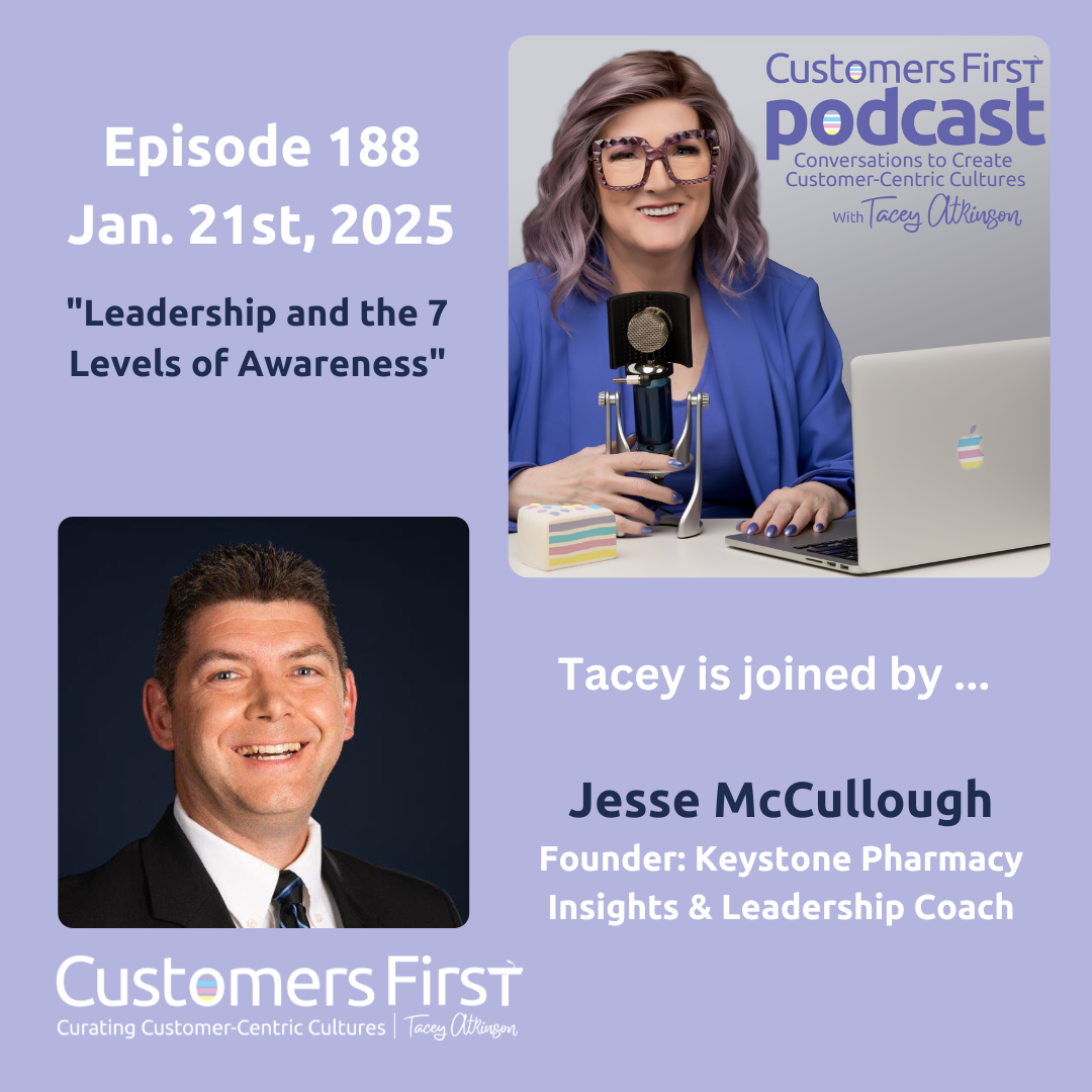 Tacey Atkinson and Jesse McCullough on the Customers First Podcast